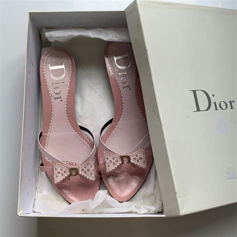 dior kitten heels vintage